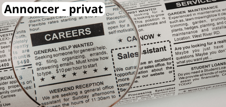 Annoncer - privat